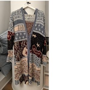 SOLD Free People Duster Cardigan - M